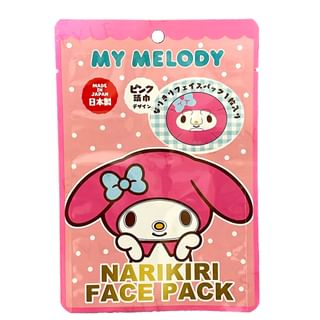 ASUNAROSYA - Sanrio My Melody Narikiri Face Pack Pink