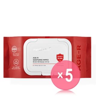 medicube - AGE-R Sanitizing Wipes 5pcs Bundle Set