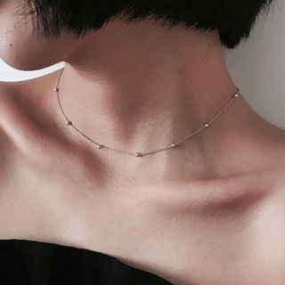 metal bead choker