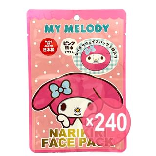 ASUNAROSYA - Sanrio My Melody Narikiri Face Pack Pink (x240) (Bulk Box)