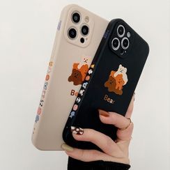 Primitivo - Bear Print Phone Case - iPhone 12 Pro Max / 12 Pro / 12 / 12 mini / 11 Pro Max / 11 Pro / 11 / SE / XS Max / XS / XR / X / SE 2 / 8 / 8 Plus / 7 / 7 Plus Primitivo - Bear Print Phone Case - iPhone 12 Pro Max / 12 Pro / 12 / 12 mini / 11 Pro Max / 11 Pro / 11 / SE / XS Max / XS / XR / X / SE 2 / 8 / 8 Plus / 7 / 7 Plus