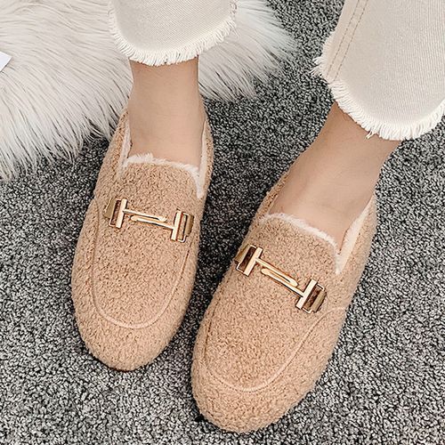 fleece moccasins