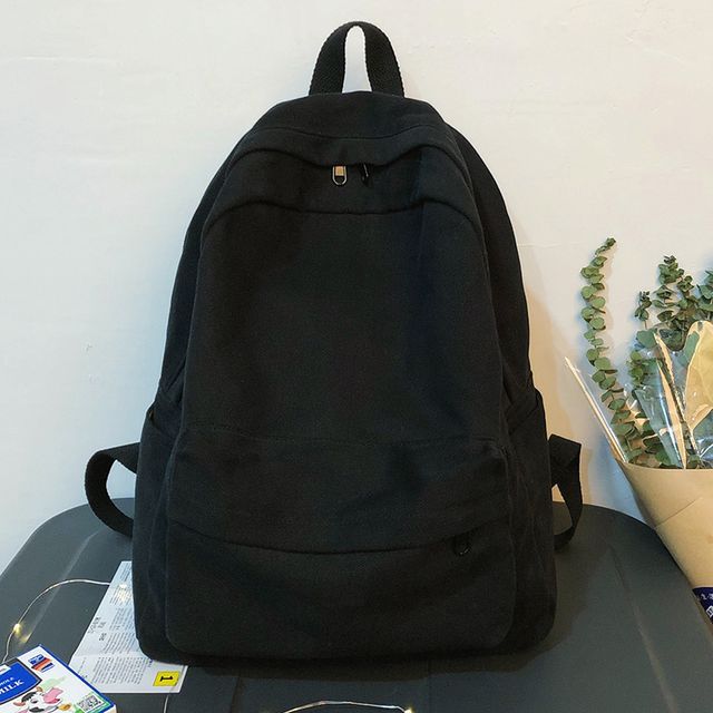 KAMELIS - Plain Canvas Backpack