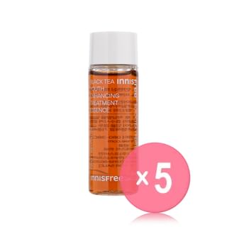 innisfree - Black Tea Youth Enhancing Treatment Essence Mini 5pcs Bundle Set