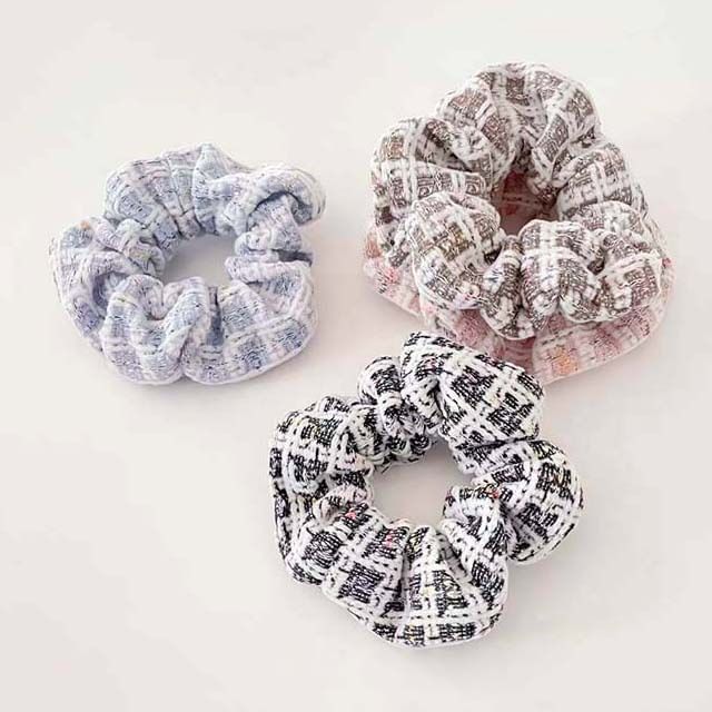 Ordinario-Tweed Scrunchie