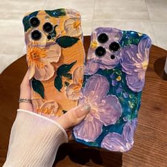 Flower Print  Phone Case - iPhone 16 Pro Max / 16 Pro / 16 Plus / 16 / 15 Pro Max / 15 Pro / 15 Plus / 15 / 14 Pro Max / 14 Pro / 14 Plus / 14 / 13 Pro Max / 13 Pro / 13 / 13 Mini