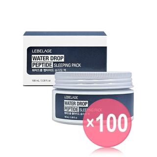 LEBELAGE - Water Drop Sleeping Pack - 5 Types (x100) (Bulk Box)