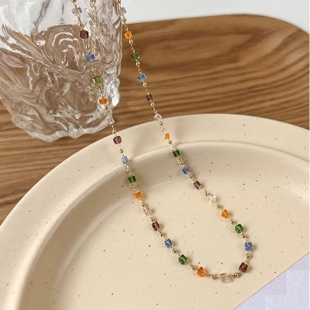 Lilafey-Beaded Alloy Necklace
