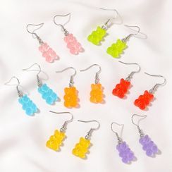 Mulyork - Resin Gummy Bear Drop Earring Mulyork - Resin Gummy Bear Drop Earring