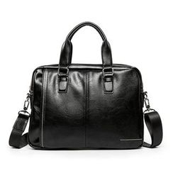 TESU - Faux Leather Briefcase TESU - Faux Leather Briefcase