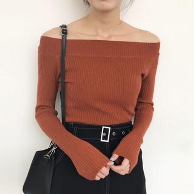 Dute-Boatneck Sweater