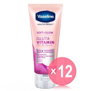 Vaseline - Healthy Bright Soft + Glow Gluta Vitamin Body Serum SPF 20 PA++ (x12) (Bulk Box)
