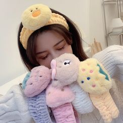 Tamiko(タミコ) - Animal Chenille Face Wash Headband Tamiko(タミコ) - Animal Chenille Face Wash Headband
