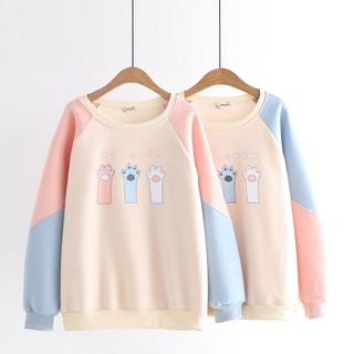 paw print sweatshirt