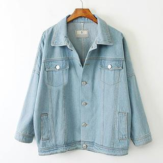 ninna nanna-Oversized Denim Jacket
