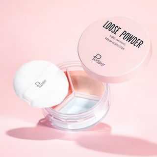 Pudaier - 3-Color Oil-Control Loose Powder - 4 Types