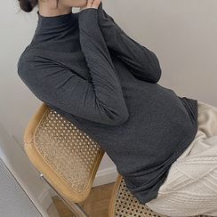 POKU - Maternity Long-Sleeve Mock-Neck Top