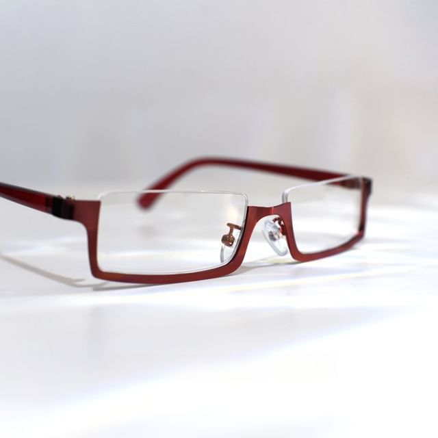 MOL Girl-Square Half Frame Glasses