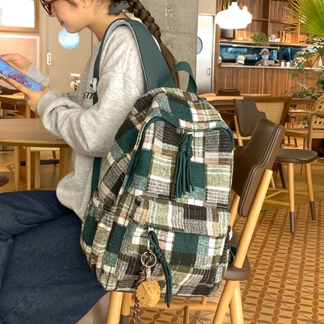 Basaran-Plaid Rucksack