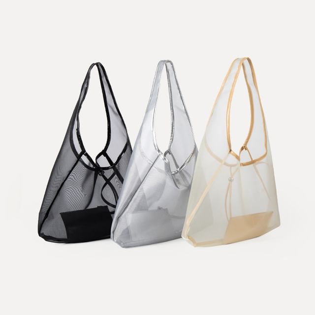 TangTangBags-Nylon Transparent Tote Bag