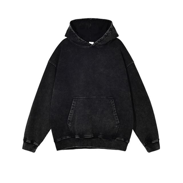 YIKES-Washed Oversized Hoodie