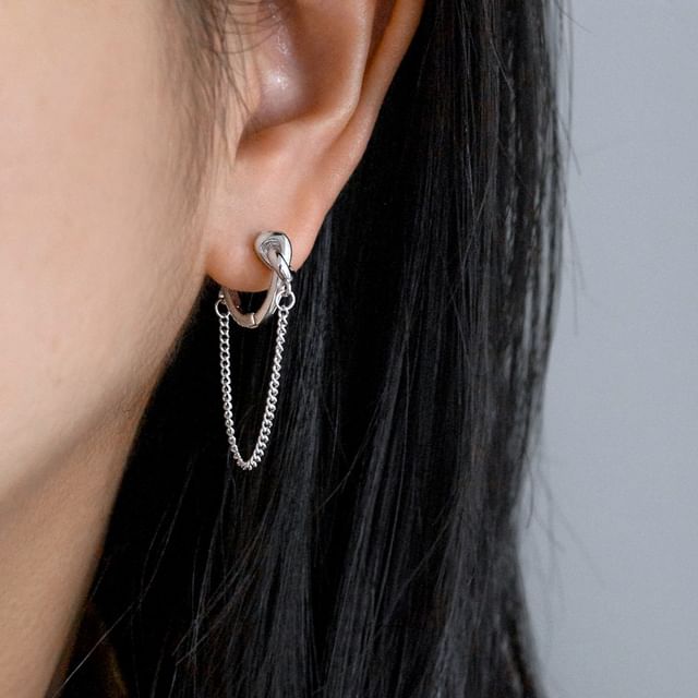 PANGU-Chained Hoop Earring