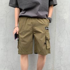 Oakjam - Lettering Cargo Shorts Oakjam - Lettering Cargo Shorts