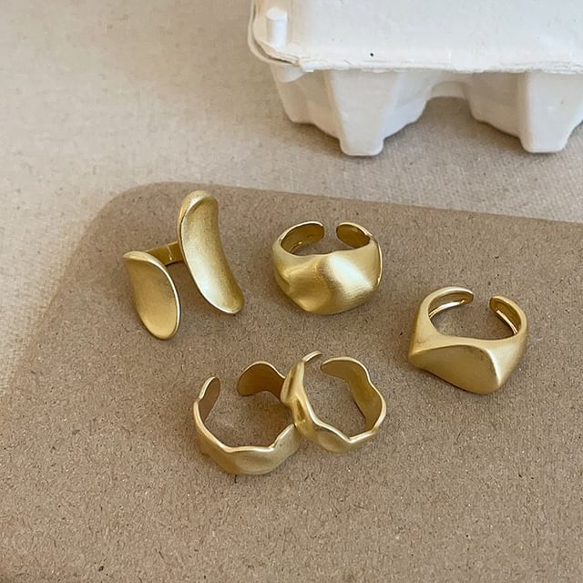 Panda Dama-Geometry Open Ring