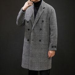 Andrei - Plaid Double-Breasted Coat Andrei - Plaid Double-Breasted Coat