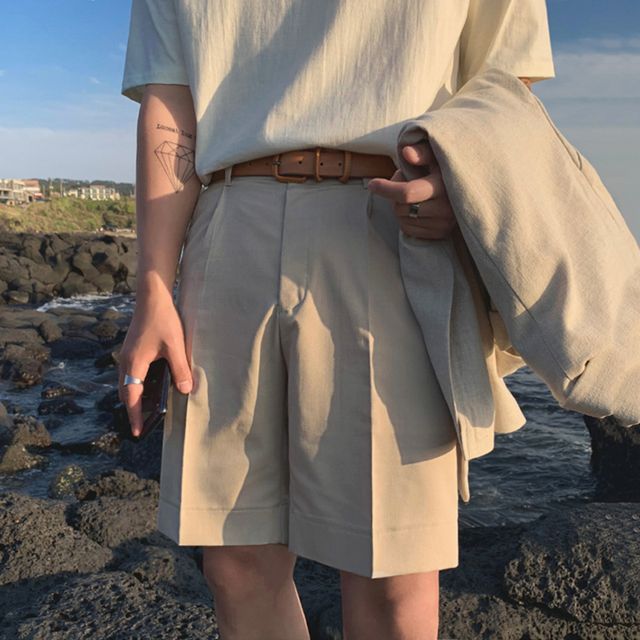 MRCYC - Plain Straight Leg Shorts 