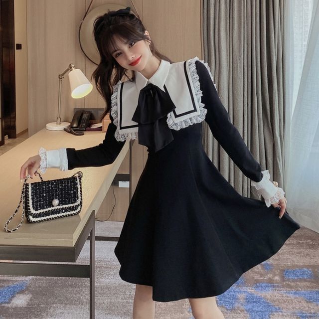 long sleeve sailor dress Sailor Dress  Lazy Oaf