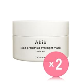Abib - Rice Probiotics Overnight Mask Barrier Jelly 2pcs Bundle Set