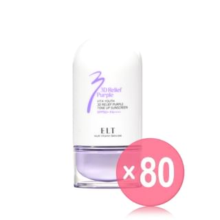 ELT COSMETICS - Vita Youth 3D Relief Purple Tone Up Sunscreen (x80) (Bulk Box)