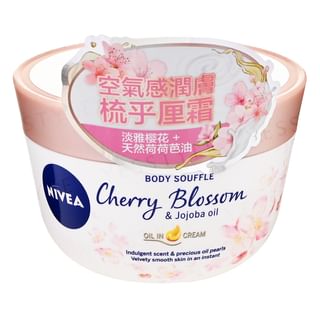 NIVEA - Cherry Blossom & Jojoba Oil Body Souffle Oil In Cream