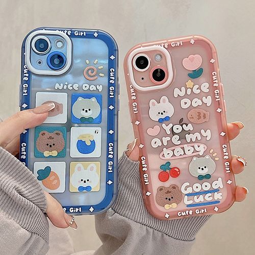 Ladies' Transparent Phone Case Compatible With Apple iPhone X/xr