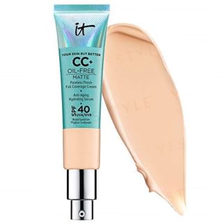 iT COSMETICS - CC+ Oil-Free Matte Poreless Finish Full Coverage Cream SPF 40