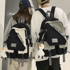 Gokk(ゴック) - Lettering Two-Tone Backpack