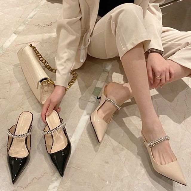 beige chanel sandals