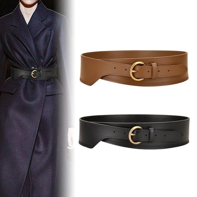 Rofuka-Genuine Leather Cincher Belt