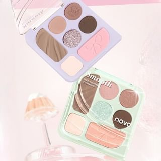 NOVO - Indulge Fantasy Comprehensive 7-Color Eyeshadow Palette - 4 Types