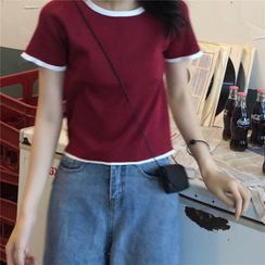 Moon City - Short-Sleeve Knit Top Moon City - Short-Sleeve Knit Top