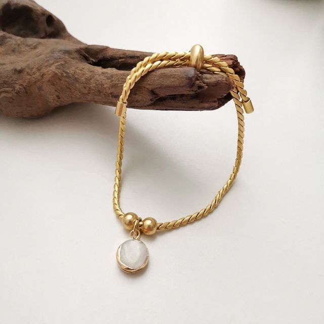 Forainer-Faux Pearl Bracelet