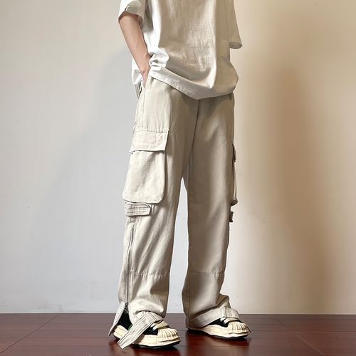 Zip Detail Cargo Pants