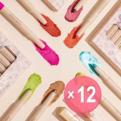 HANDAIYAN - Dual-Ended Pearlescent Eyeshadow Stick - 10 Colors (x12) (Bulk Box)