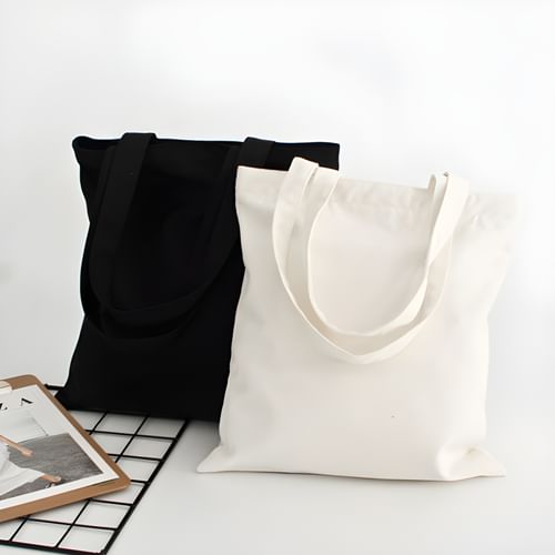 Cady - Canvas Plain Tote Bag