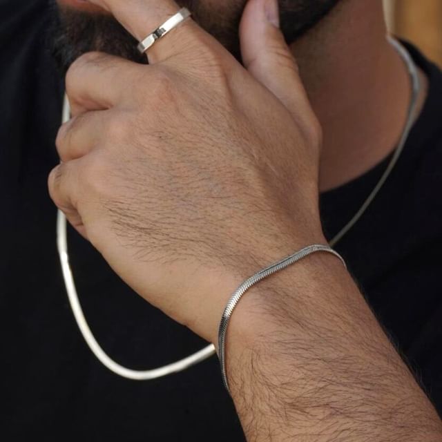 kiqwin-Set Snakebone Necklace Bracelet