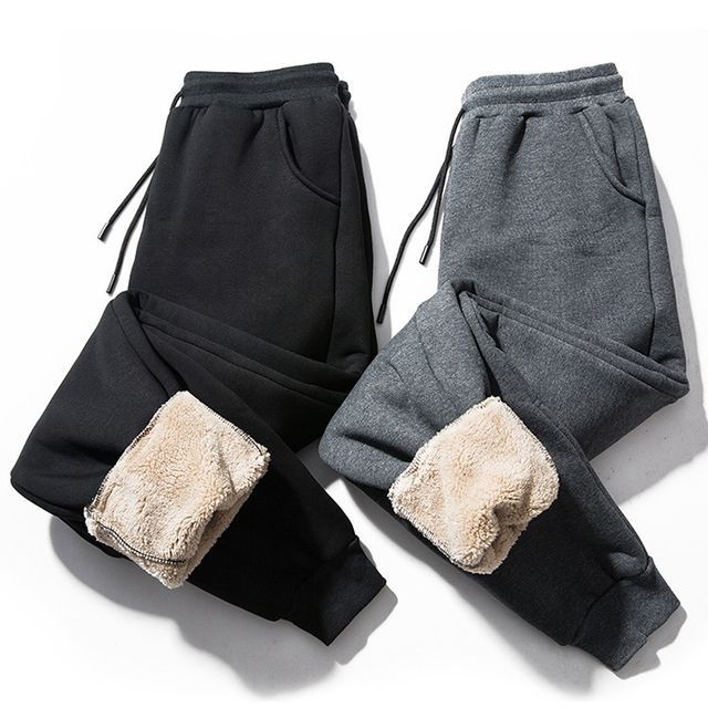 Menelaus-Drawstring Fleece Lined Sweatpants