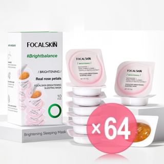 FOCALSKIN - Brightening Sleeping Mask Set (x64) (Bulk Box)