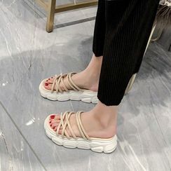 佳美 - 厚底多带凉拖 佳美 - 厚底多带凉拖