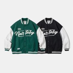 Hushgrain - Two-Tone Baseball Jacket